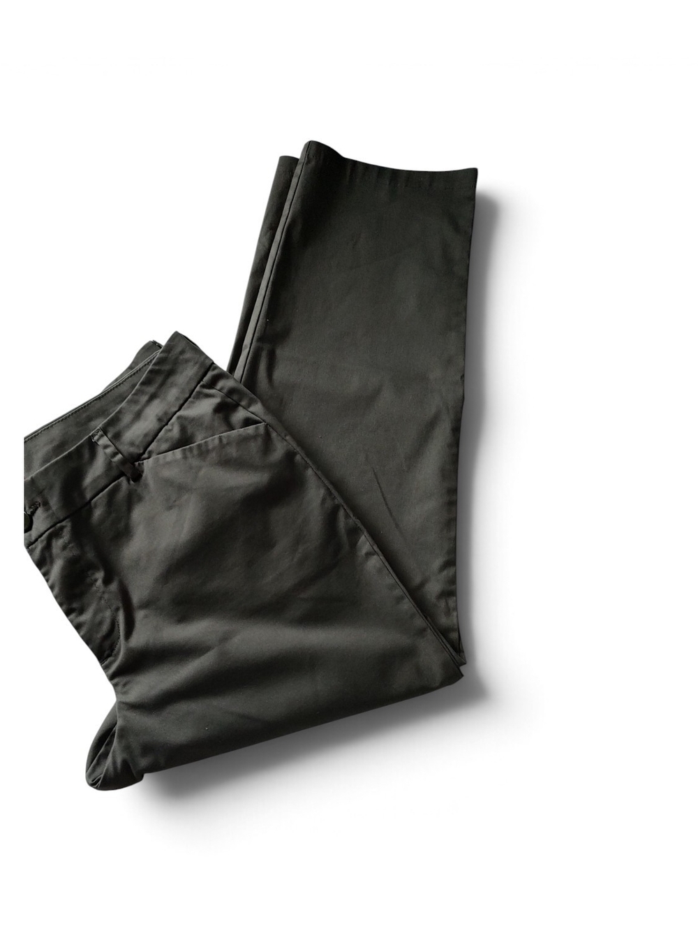 Women's Lee Wrinkle Free Army Green Pants Sz 16